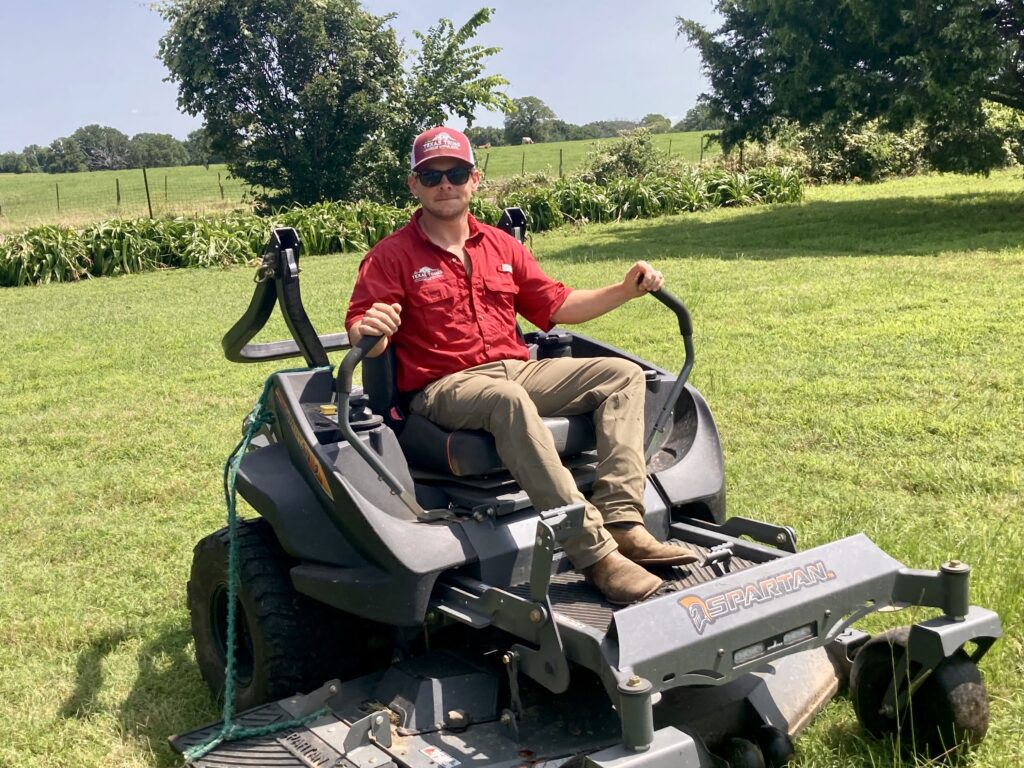 Residential lawn care services in Athens TX by local landscaping company